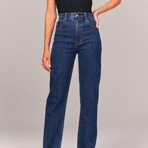 A&F Ultra High Rise 90's Straight Jean - 28/6